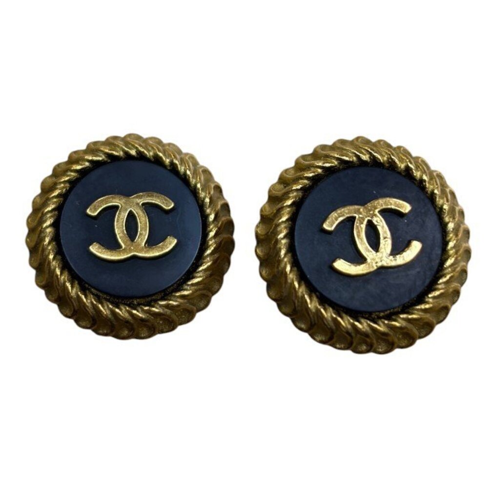 CHANEL Coco Mark Earrings W4